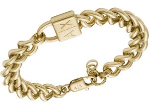 4064092269901 - ARMANI EXCHANGE Herren Armband Edelstahl gold