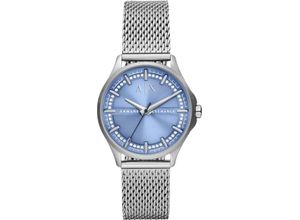 4064092270099 - Quarzuhr ARMANI EXCHANGE Armbanduhren silberfarben Damen Quarzuhren