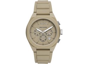 4064092270150 - Chronograph ARMANI EXCHANGE Armbanduhren beige Herren Hochzeitsmode Quarzuhr Armbanduhr Herrenuhr Stoppfunktion Datum analog