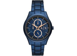 4064092270310 - Multifunktionsuhr ARMANI EXCHANGE Armbanduhren blau Herren Hochzeitsmode Quarzuhr Armbanduhr Herrenuhr analog Edelstahlarmband