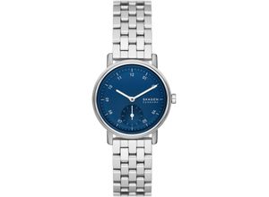 4064092273977 - Quarzuhr SKAGEN KUPPEL LILLE Armbanduhren silberfarben Damen Quarzuhren Armbanduhr Damenuhr dezentrale Sekunde Edelstahlarmband