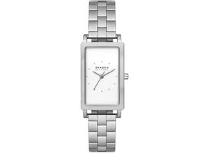 4064092273984 - Quarzuhr SKAGEN HAGEN Armbanduhren silberfarben Damen Armbanduhr Damenuhr analog Edelstahlarmband