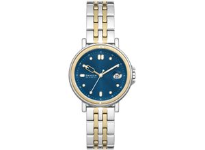 4064092274028 - Quarzuhr SKAGEN SIGNATURE LILLE SPORT Armbanduhren silberfarben (silbergoldfarben) Damen Quarzuhren Armbanduhr Damenuhr Datum Edelstahlarmband