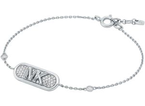 4064092280517 - Armband MICHAEL KORS Schmuck Geschenk Silber 925 ARMKETTE PAVÉ EMPIRE LINK MKC1730CZ Armbänder Gr Silber 925 (Sterlingsilber) silberfarben (silberfarben kristallweiß kristallweiß) Damen Armbänder Silber mit Zirkonia (synth)