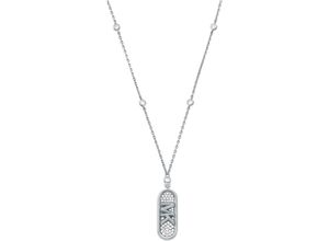 4064092280555 - Kette mit Anhänger MICHAEL KORS Schmuck Geschenk Silber 925 Halsschmuck PAVÉ EMPIRE LINK MKC1729CZ Halsketten Gr Silber 925 (Sterlingsilber) Länge 455 cm silberfarben (silberfarben kristallweiß) Damen Ketten mit Anhänger Zirkonia (synth)