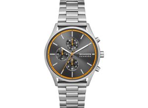 4064092282870 - Chronograph SKAGEN HOLST CHRONOGRAPH Armbanduhren silberfarben Herren Quarzuhren Quarzuhr Armbanduhr Herrenuhr Stoppfunktion Edelstahlarmband