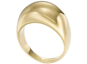 4064092283563 - Fingerring FOSSIL Schmuck Geschenk Edelstahl All Stacked Up JF04746710 JF04747040 Fingerringe Gr 60 Edelstahl goldfarben (gelbgoldfarben) Damen