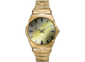 4064092290806 - Quarzuhr DIESEL D-SRUPTOR Armbanduhren goldfarben Herren Armbanduhr Herrenuhr Damenuhr Edelstahlarmband