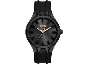 4064092290844 - Quarzuhr DIESEL STREAMLINE Armbanduhren schwarz (schwarz schwarz) Damen Armbanduhr Herrenuhr Damenuhr Silikonarmband