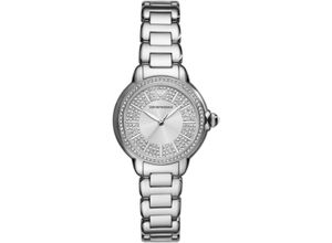 4064092292459 - Quarzuhr EMPORIO ARMANI Armbanduhren silberfarben Damen Armbanduhr Damenuhr Edelstahlarmband analog