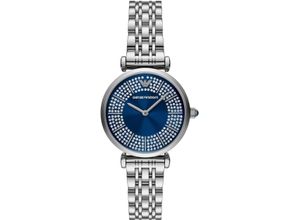 4064092292510 - Quarzuhr EMPORIO ARMANI Armbanduhren silberfarben Damen Armbanduhr Damenuhr Edelstahlarmband analog