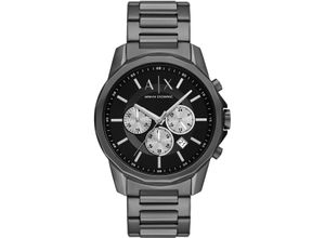 4064092294224 - Chronograph ARMANI EXCHANGE AX1746 Armbanduhren grau (anthrazit) Herren Quarzuhr Armbanduhr Herrenuhr Edelstahlarmband analog Tag