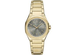 4064092294378 - Quarzuhr ARMANI EXCHANGE AX4607 Armbanduhren goldfarben Damen Armbanduhr Damenuhr Edelstahlarmband analog Glassteine