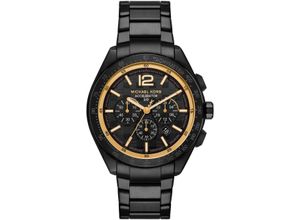 4064092296365 - Chronograph MICHAEL KORS ACCELERATOR 20 Armbanduhren schwarz Herren Quarzuhr Armbanduhr Herrenuhr Edelstahlarmband analog