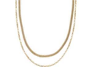 4064092296846 - Kette ohne Anhänger SKAGEN Schmuck Geschenk Edelstahl Halskette Merete SKJ1860710 Halsketten Gr Edelstahl Länge 51 cm Breite 5 mm goldfarben (gelbgoldfarben) Damen