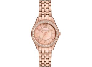 4064092297027 - Quarzuhr MICHAEL KORS MINI HARLOWE Armbanduhren goldfarben (roségoldfarben) Damen Armbanduhr Damenuhr Edelstahlarmband analog