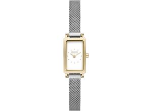 4064092297591 - Quarzuhr SKAGEN HAGEN SKW3146 SKW3147 Armbanduhren silberfarben weiß Damen Armbanduhr Damenuhr analog Edelstahlarmband