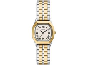 4064092300550 - Quarzuhr FOSSIL HARLOW Armbanduhren goldfarben (silberfarben goldfarben) Damen Armbanduhr Damenuhr Edelstahlarmband analog