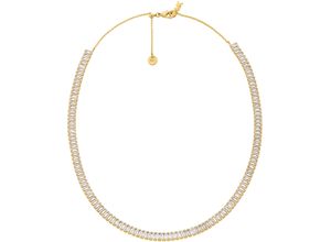 4064092311303 - Collier MICHAEL KORS Schmuck Geschenk Metall Halskette Tennis MKJ8414CZ710 Halsketten Gr Metall Länge 43 cm Breite 4 mm goldfarben (gelbgoldfarben kristallweiß) Damen mit Zirkonia (synth)