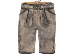 4064103072094 - STOCKERPOINT Lederhose traditionelle Stickerei für Herren beige 52