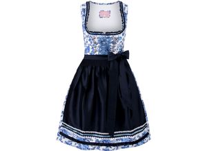 4064103123239 - STOCKERPOINT Wiesnwuid Dirndl Nikola ärmellos knielang für Damen blau 36