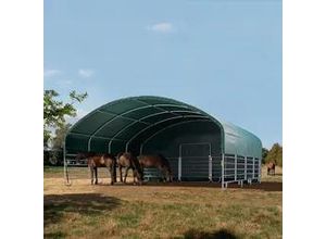 4064108131055 - 8x8m Weidezelt PVC-Plane dunkelgrün Erdbefestigung - (330620) 4064108131055 - 8x8m Weidezelt PVC-Plane dunkelgrün Erdbefestigung - (330620)