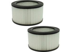 4064115055818 - Filterset 2x Staubsaugerfilter kompatibel mit GeKo 1650 w 2000 w Aschesauger - hepa Filter Allergiefilter - Vhbw