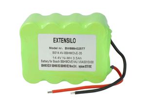 4064115058185 - Akku kompatibel mit Euro Pro Shark EV729 Pet Perfect Bagless SV70 SV70 Pet Perfect Staubsauger (3500mAh 144V NiMH) - Extensilo