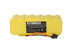 4064115058284 - Extensilo - 1x Akku kompatibel mit Ariete Bricola 2717 2713 Staubsauger (3300 mAh 144 v NiMH)