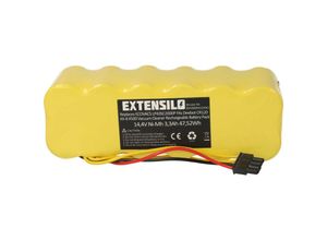 4064115058291 - Extensilo - 1x Akku kompatibel mit Ariete Evolution 20 Staubsauger (3300 mAh 144 v NiMH)