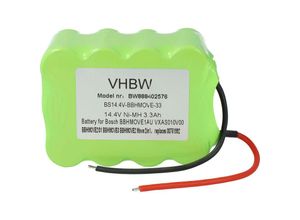 4064115059229 - Akku kompatibel mit Euro Pro Shark EV729 Pet Perfect Bagless SV70 SV70 Pet Perfect Staubsauger (3300mAh 144V NiMH) - Vhbw