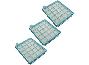 4064115140347 - Vhbw - Filterset 3x Staubsaugerfilter kompatibel mit Philips FC9520 FC9521 FC9522 FC9523 FC9524 FC9525 Staubsauger - hepa Filter Allergiefilter