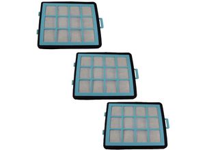 4064115140637 - vhbw Filterset 3x Ansaugfilter kompatibel mit Philips PowerPro FC8766 81 FC8767 FC8767 01 FC8767 02 FC8768 01 Staubsauger