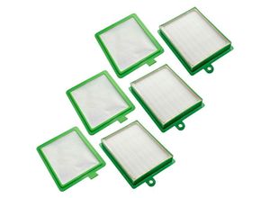 4064115145472 - Vhbw - Filter-Set kompatibel mit AEG Electrolux acx 6204 acx 62066210 Staubsauger - 6x Filter (HEPA-Filter Mikrofilter)