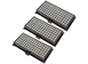 4064115147216 - Vhbw - Filterset 3x Staubsaugerfilter kompatibel mit Miele S636 S638 S646 S858 S644 S648 S658 Staubsauger - hepa Filter Allergiefilter