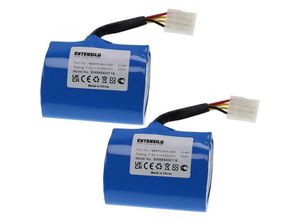 4064115148480 - 2x Akku Ersatz für Neato 205-0001 945-0005 945-0006 945-0024 für Staubsauger (4400mAh 74V Li-Ion) - Extensilo