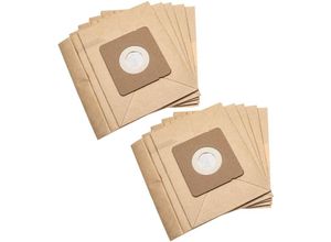 4064115152562 - Vhbw - 10x Staubsaugerbeutel kompatibel mit Rowenta RO1755R1 4Q0 RO1755Y1 4Q0 RO1755GA Staubsauger - Papier 177cm x 175cm Sandfarben