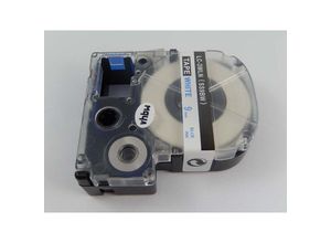 4064115179453 - Schriftband-Kassette Ersatz für Epson LC-3WLN für Etiketten-Drucker 9mm Blau auf Weiß - Vhbw