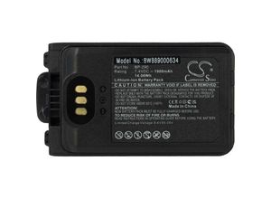 4064115897777 - Akku Ersatz für Icom BP-290 für Funkgerät Walkie Talkie (1900mAh 74V Li-Ion) + Gürtelclip - Vhbw