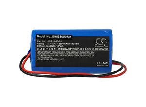 4064115897807 - vhbw Akku Ersatz für Mindray ICR18650-2S für Medizintechnik (2600mAh 74V Li-Ion)