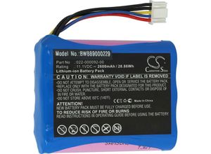 4064115898118 - Akku Ersatz für Comen 022-000092-00 für Medizintechnik (2600mAh 111V Li-Ion) - Vhbw