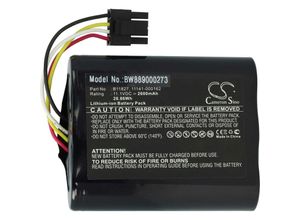 4064115898200 - Akku Ersatz für Physio-Control 11141-000162 B11827 für Medizintechnik (2600mAh 111V Li-Ion) - Vhbw