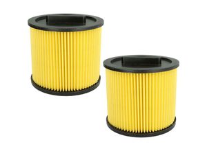 4064115903225 - Vhbw - Filterset 2x Faltenfilter kompatibel mit Thomas Junior 1216 1230 1516 Staubsauger - Filter Patronenfilter Papier   Kunststoff