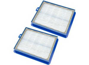 4064115921304 - Filterset 2x Staubsaugerfilter kompatibel mit aeg Viva Quickstop avq 2248 2249 2250 Staubsauger - hepa Filter Glasfaser - Vhbw