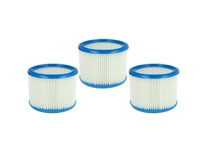 4064115932935 - Filterset 3x Faltenfilter kompatibel mit Makita 446LX 440-445 83203BJA Staubsauger - Filter Patronenfilter - Vhbw