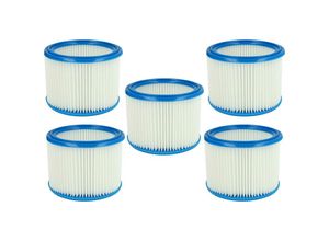 4064115932966 - Filterset 5x Faltenfilter kompatibel mit Bosch gas 15 gas 20 gas 16 gas 17 gas 18 gas 19 Staubsauger - Filter Patronenfilter - Vhbw