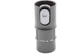 4064115947496 - Staubsauger Adapter Markengeräte-Anschluss auf 32mm Zubehör Anschluss kompatibel mit Dyson DC08 Hepa DC08 i DC08 Standard - grau Kunststoff - Vhbw