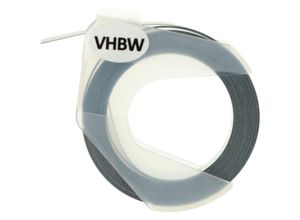 4064115958492 - 3D Prägeband-Schriftband-Kassette Ersatz für Dymo S0898130 520109 0898130 für Etiketten-Drucker 9mm Weiß auf Schwarz - Vhbw