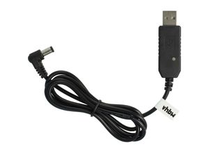 4064115970500 - Vhbw - Ladegerät kompatibel mit Baofeng BF-A58 BF-F8+ BF-F9+ CH-5 Funkgerät Funkgerät-Akkus - USB-Ladekabel 100 cm mit Kontrollleuchte