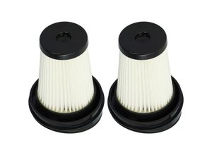 4064115987461 - Vhbw - Set 2x Flachfaltenfilter kompatibel mit Arcelik k 6120 Handstaubsauger Staubsauger - Filterelement